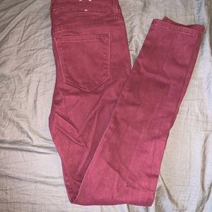 Maroon old navy rockstar pants